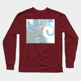 Abstract blues Long Sleeve T-Shirt